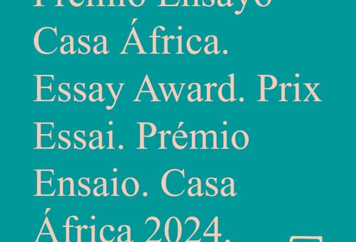 15ª Convocatoria de los Premios de Ensayo Casa África