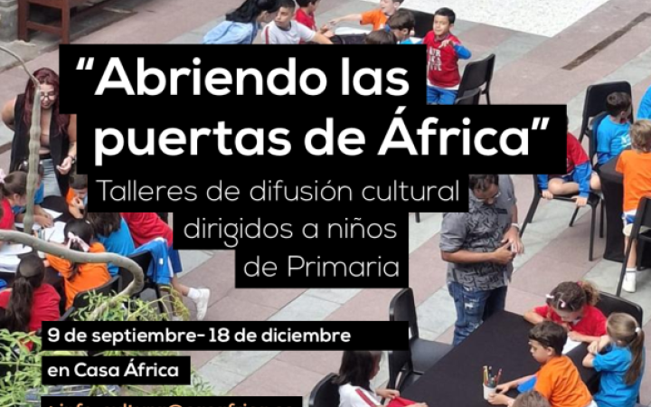 «Abriendo las Puertas de África» Talleres para alumnado de Primaria