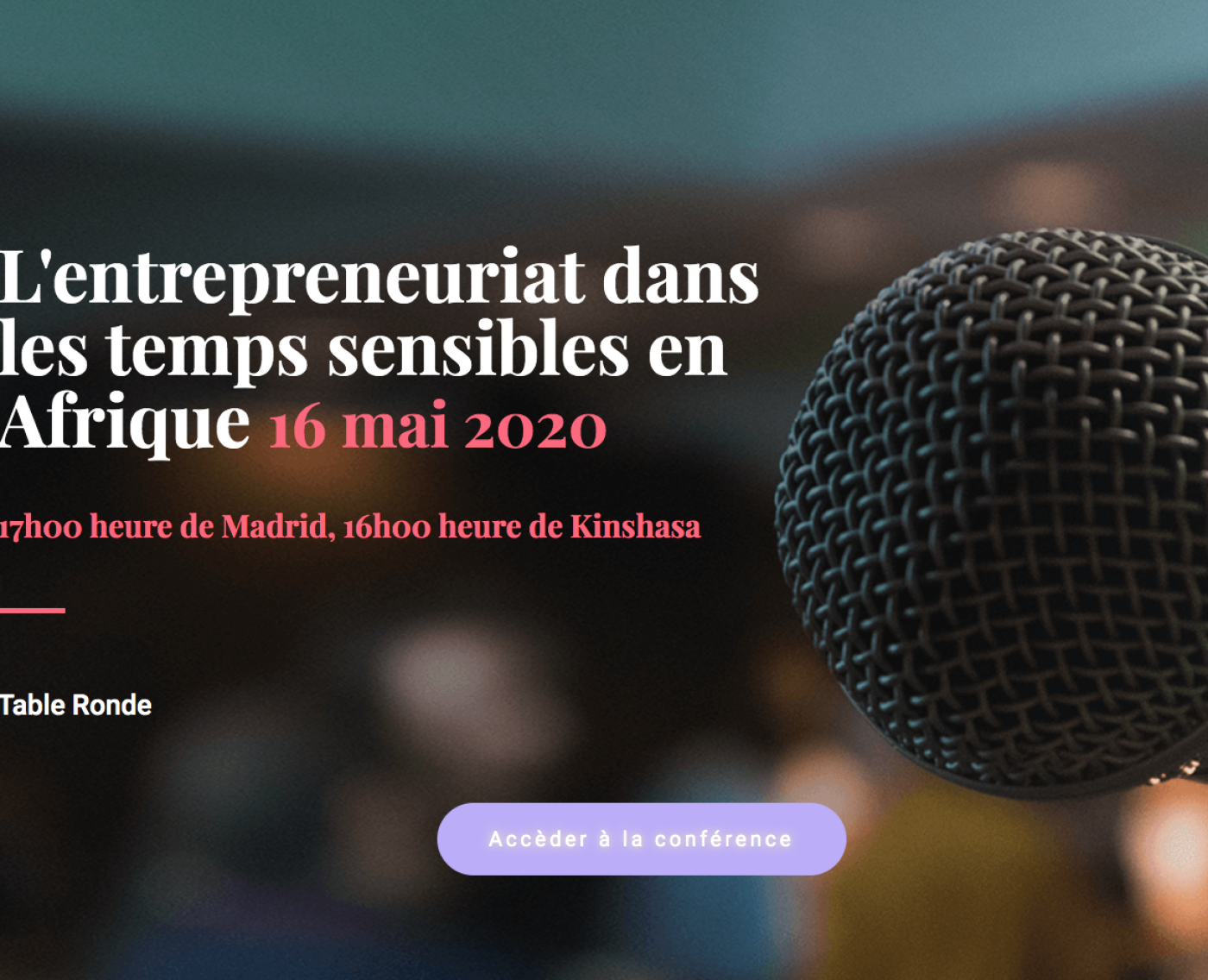 Mesa redonda on line: Emprendimiento en tiempos sensibles en África