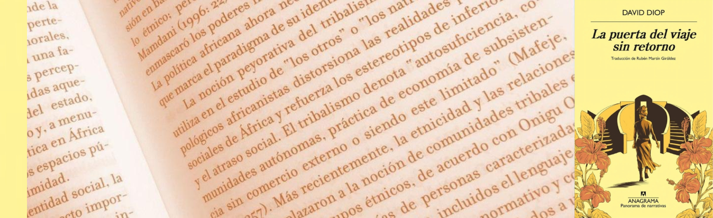 El Club de Lectura Antonio Lozano de Casa África lee el libro «La puerta del viaje sin retorno», de David Diop