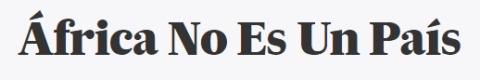 África no es un país