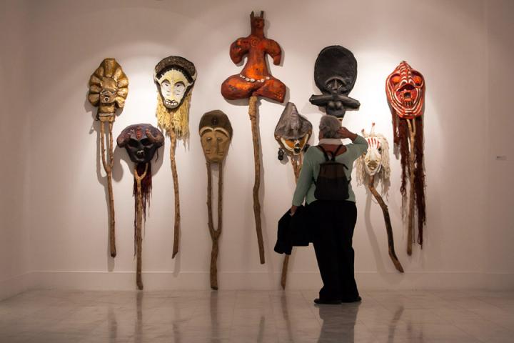 Pepe Dámaso expone su obra africana en Casa África
