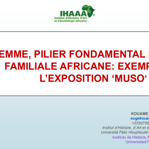 Presentación de la Dra. Affoua en francés