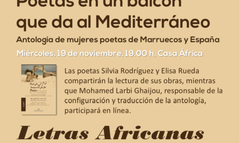Presentación del libro: Poetas en un balcón que da al Mediterráneo