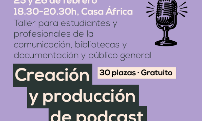 Taller de creación y producción de podcast