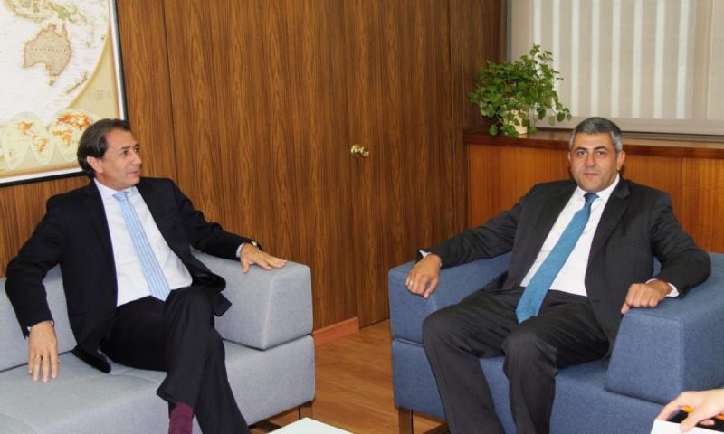 Luis Padrón se reúne con el Secretario General de la OMT, Zurab Pololikashvili