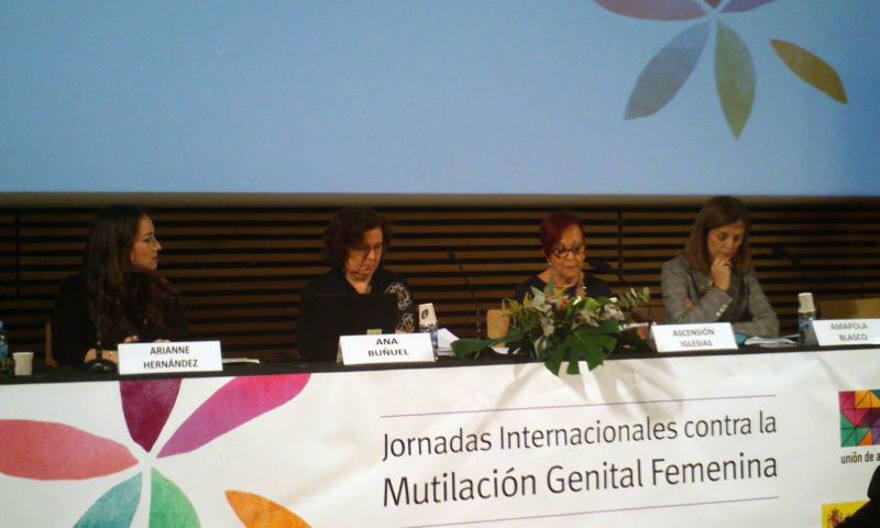 Casa África, en las jornadas contra la mutilación genital femenina organizadas por la UNAF en Madrid