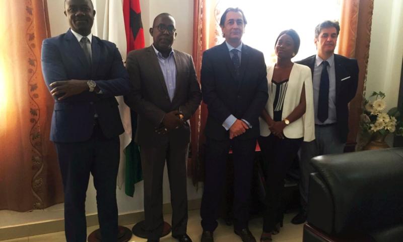 El Director General de Casa África, en Guinea Bissau