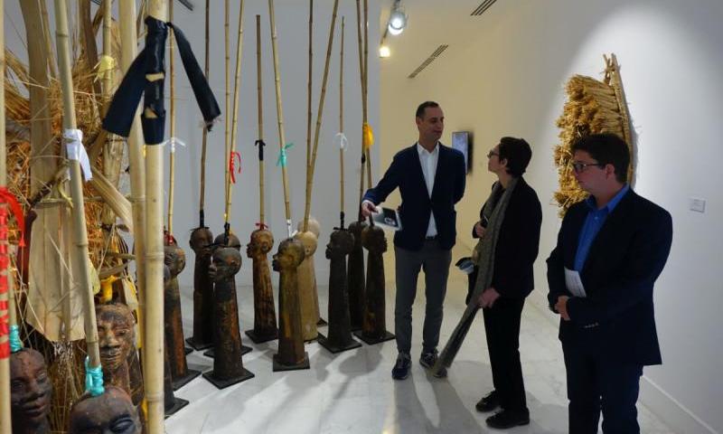 Visita de la consejera cultural de la Embajada de Francia en Madrid