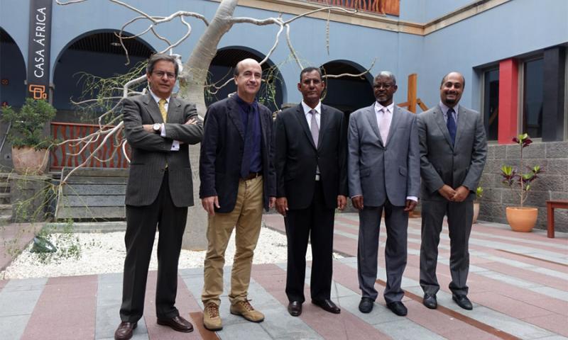Casa África recibe al Director General del Puerto Autónomo de Nuadibú