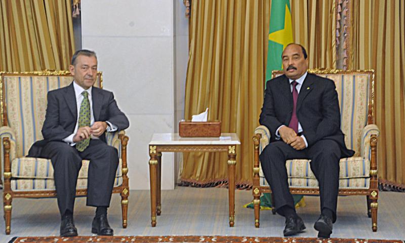 Luis Padrón, parte de la delegación del Gobierno de Canarias que se encuentra en Mauritania