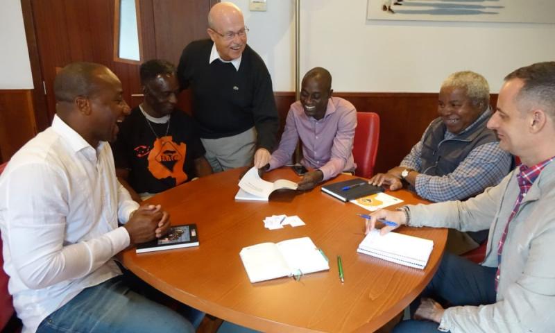 El director general de Casa África se reúne con la Federación de Asociaciones Africanas en Canarias