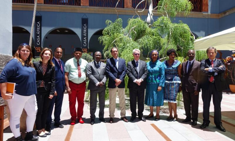 Casa África recibe la visita de una misión de la Cámara de Comercio e Industria Bilateral Marfileña y Nigeriana