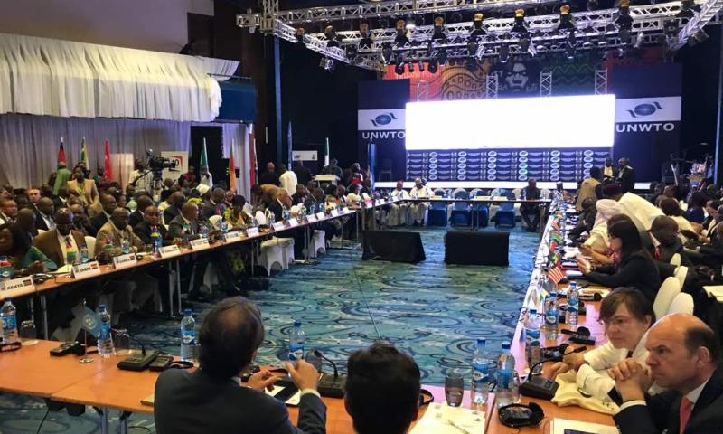 Casa África en la reunión del grupo africano (CAF) de la Organización Mundial del Turismo en Nigeria