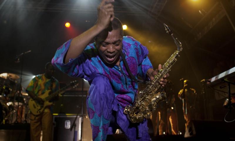 Femi Kuti arrasa en Madrid con un torbellino de afrobeat