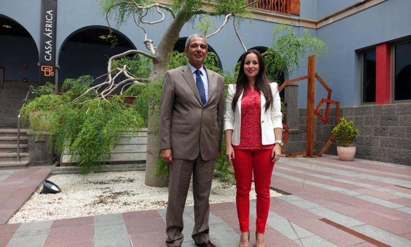 El embajador de Egipto en España visita Casa África