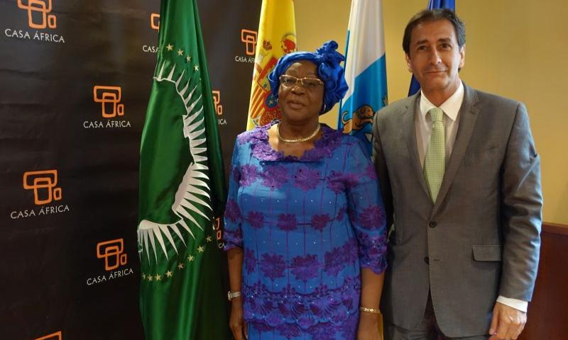 La Embajadora de Guinea Ecuatorial en España visita Casa África