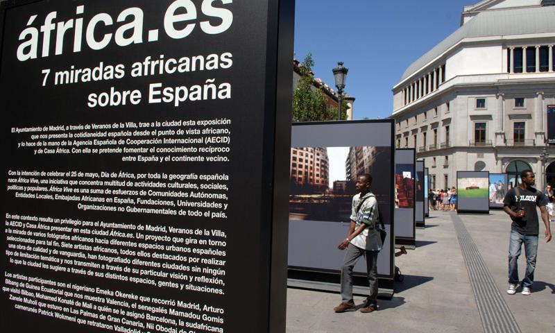 Miradas africanas sobre la ciudad española toman las calles de Madrid