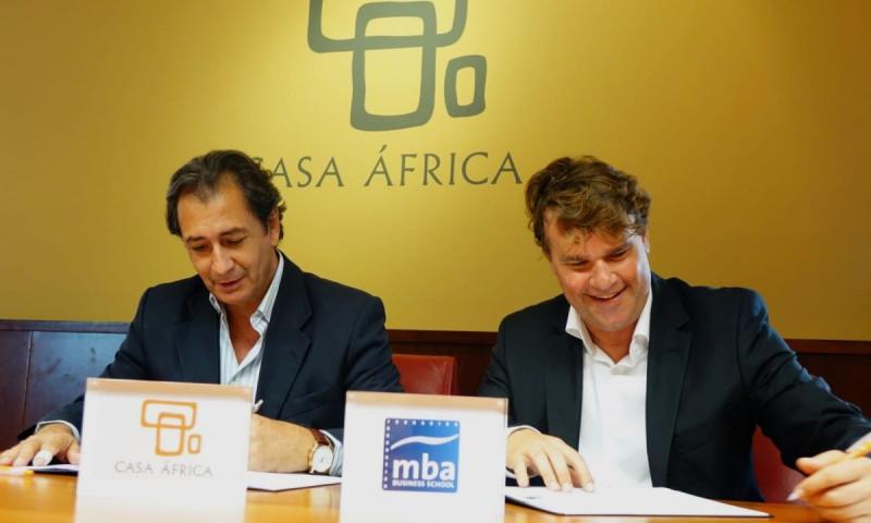Casa África y la Fundación Canaria MBA firman un convenio de cooperación educativa