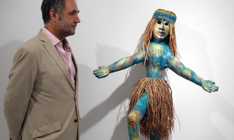 La escultura en madera de Fernando Nguema ocupa las salas expositivas de Casa África este otoño