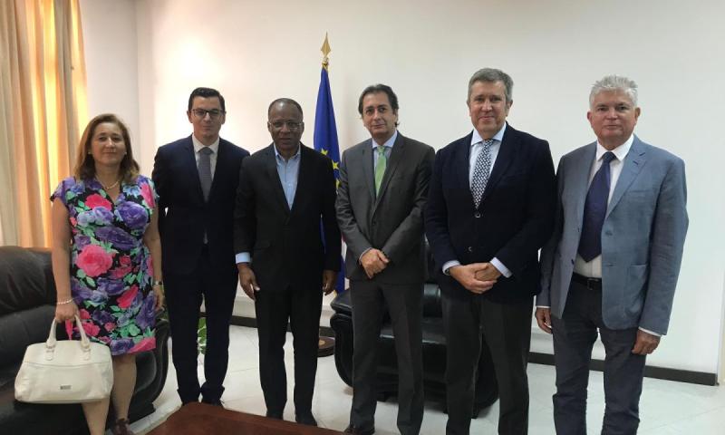 El director general de Casa África acompaña al vicepresidente del Gobierno de Canarias en su visita a Cabo Verde