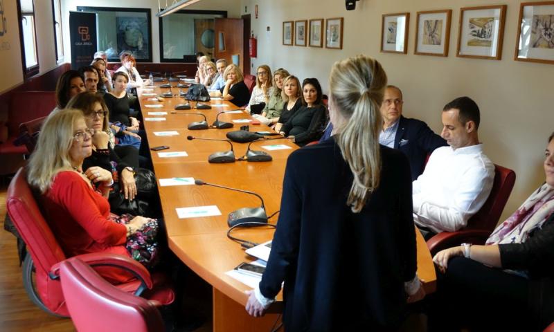 Visita a Casa África de los profesores participantes en el proyecto Erasmus+ Migrate to Library!