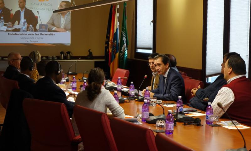 La Red de Universidades del Noroeste de África y la Macaronesia visita Casa África