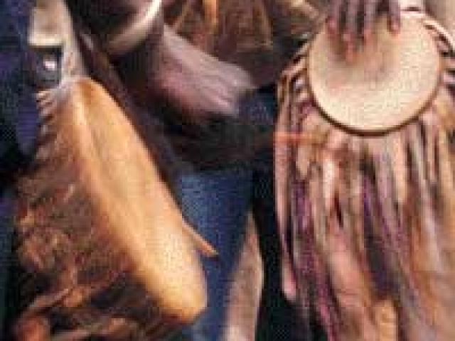 Mandinka drum master
