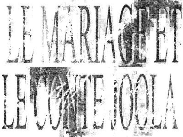Le mariage et le conte joola