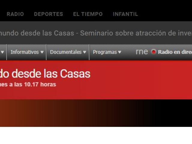 El mundo desde las Casas - Seminario sobre atracción de inversiones