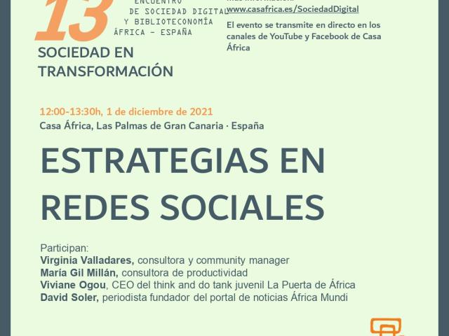 Soporte de difusión. Mesa 2: 13º Encuentro de Sociedad Digital y Biblioteconomía.