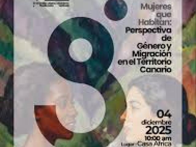 Programa Jornadas de Género. Mujeres que habitan: Perspetiva de género y migración en el territorio canario