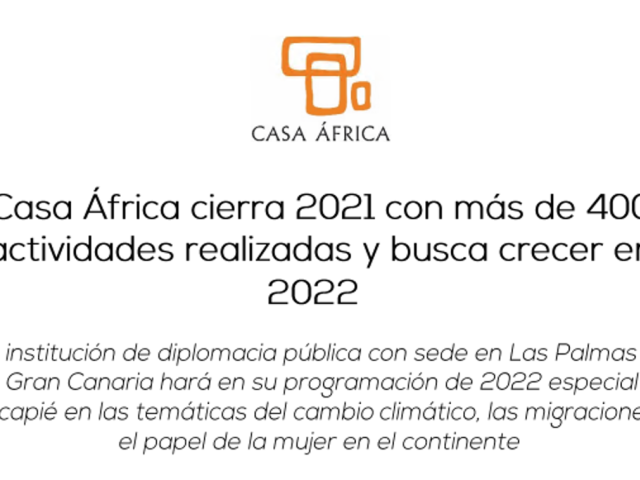 Nota de Prensa del XXVII Consejo Rector de Casa África