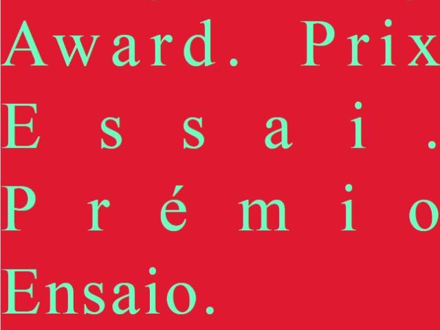 Convocatoria en inglés Premio de Ensayo 2021