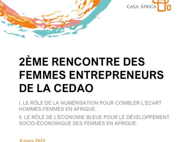 2ÈME RENCONTRE DESFEMMES ENTREPRENEURSDE LA CEDAO