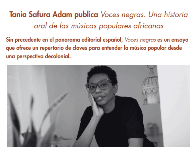 Nota de prensa de la editorial