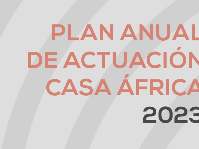 Plan Anual de Actuación Casa África 2023