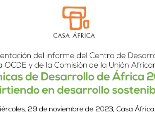 Programa de la presentación en Casa África en español