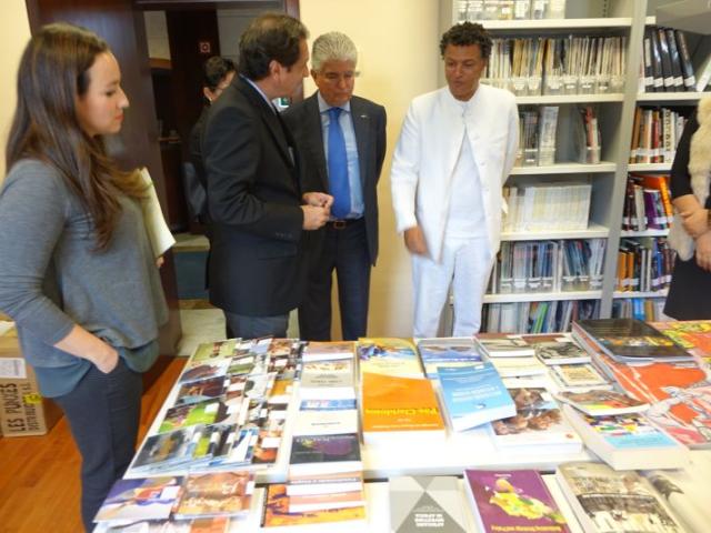 El ministro de Cultura de Cabo Verde, Mário Lúcio Sousa, visita Casa África