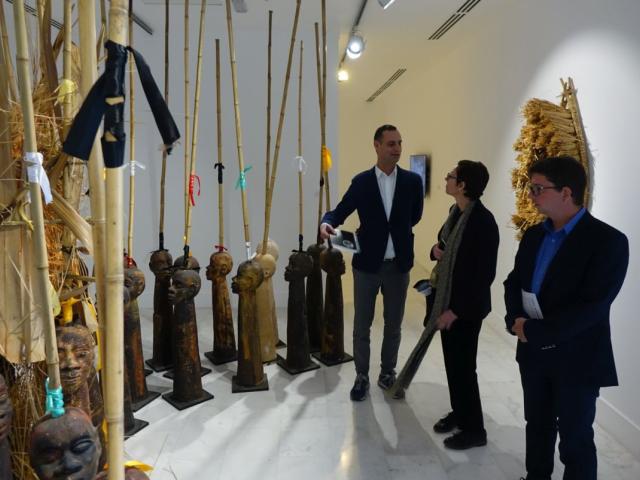Visita de la consejera cultural de la Embajada de Francia en Madrid