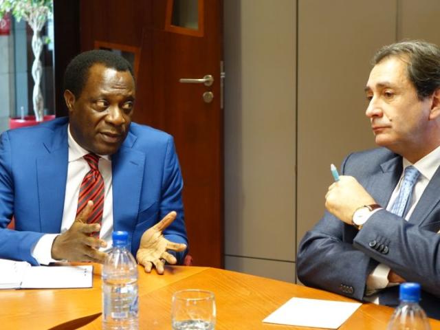 El Rector de la Universidad Nacional de Guinea Ecuatorial, en Casa África