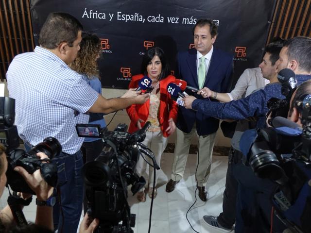 Carolina Darias visita Casa África en el marco de un proyecto europeo de migraciones y derechos humanos