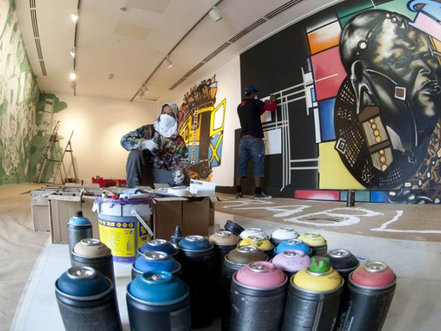 'Graffrica. Arte Urbano Africano' transforma las salas de exposición de Casa África