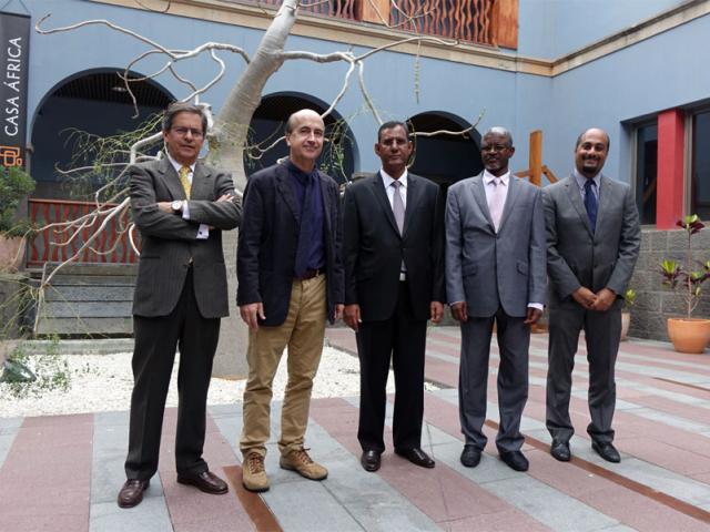 Casa África recibe al Director General del Puerto Autónomo de Nuadibú