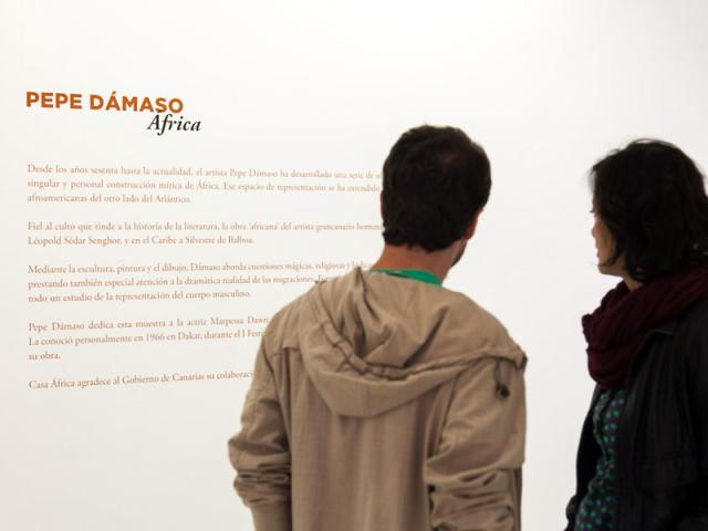 Pepe Dámaso expone su obra africana en Casa África