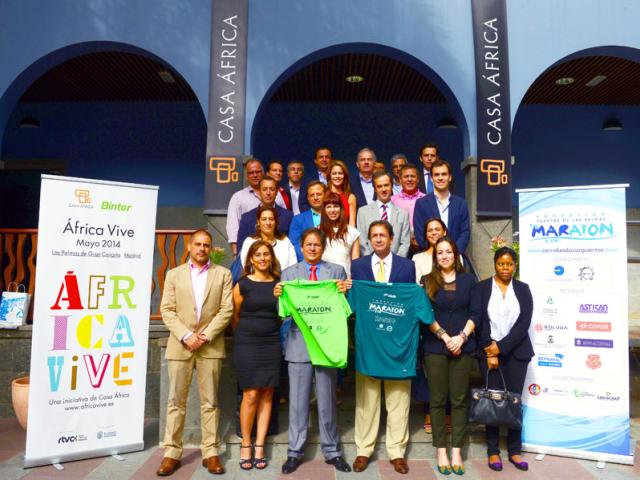 La Fundación Puertos y Casa África reconocen el apoyo de las empresas patrocinadoras de la Media Maratón