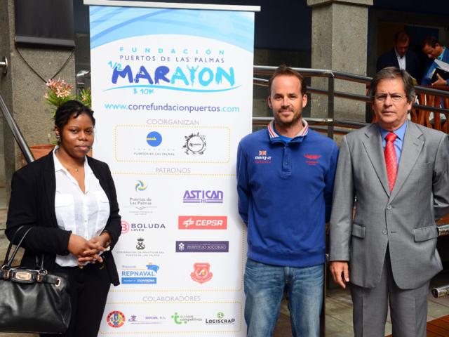 La Fundación Puertos y Casa África reconocen el apoyo de las empresas patrocinadoras de la Media Maratón
