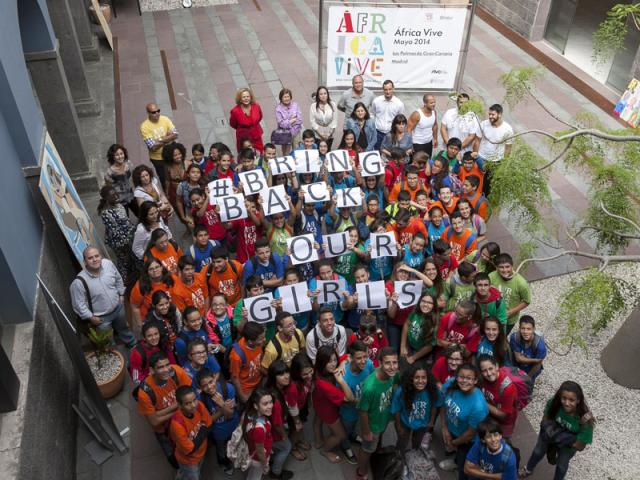 Los alumnos canarios exponen sus visiones de África en Casa África