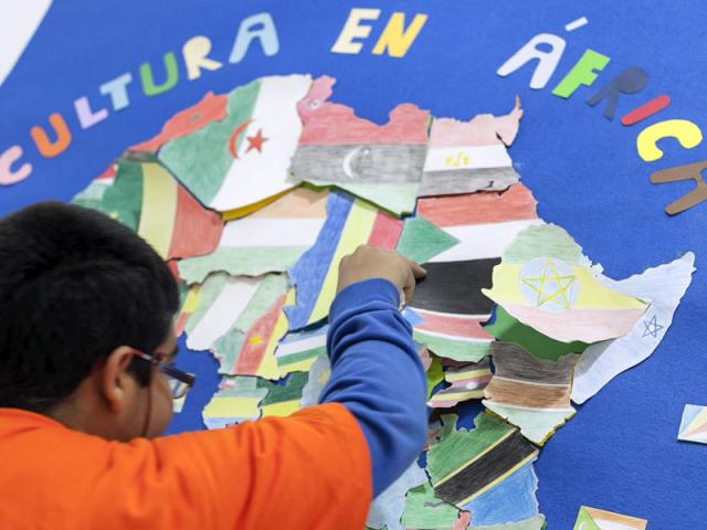Los alumnos canarios exponen sus visiones de África en Casa África