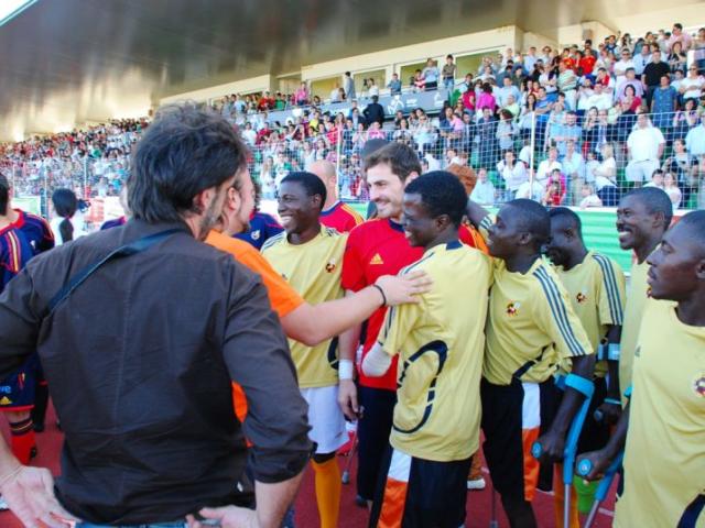 El equipo One goal llega a Cádiz tras su paso por Madrid